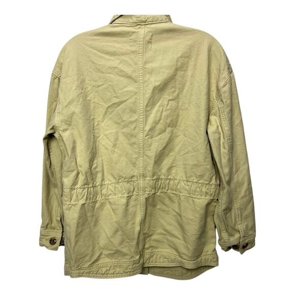 Everlane Canvas Jacket Cinchable Chore Coat Small S Women’s Utility Beige Tan - Picture 2 of 8